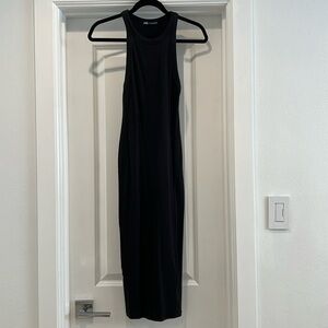 Zara black tank dress
